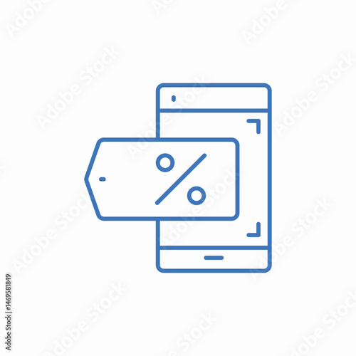 online discount icon sign vector