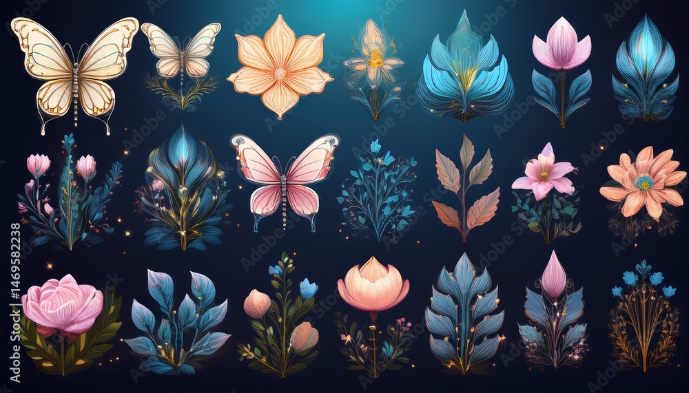 collection of flowers