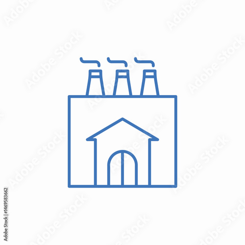 power plant icon sign vector