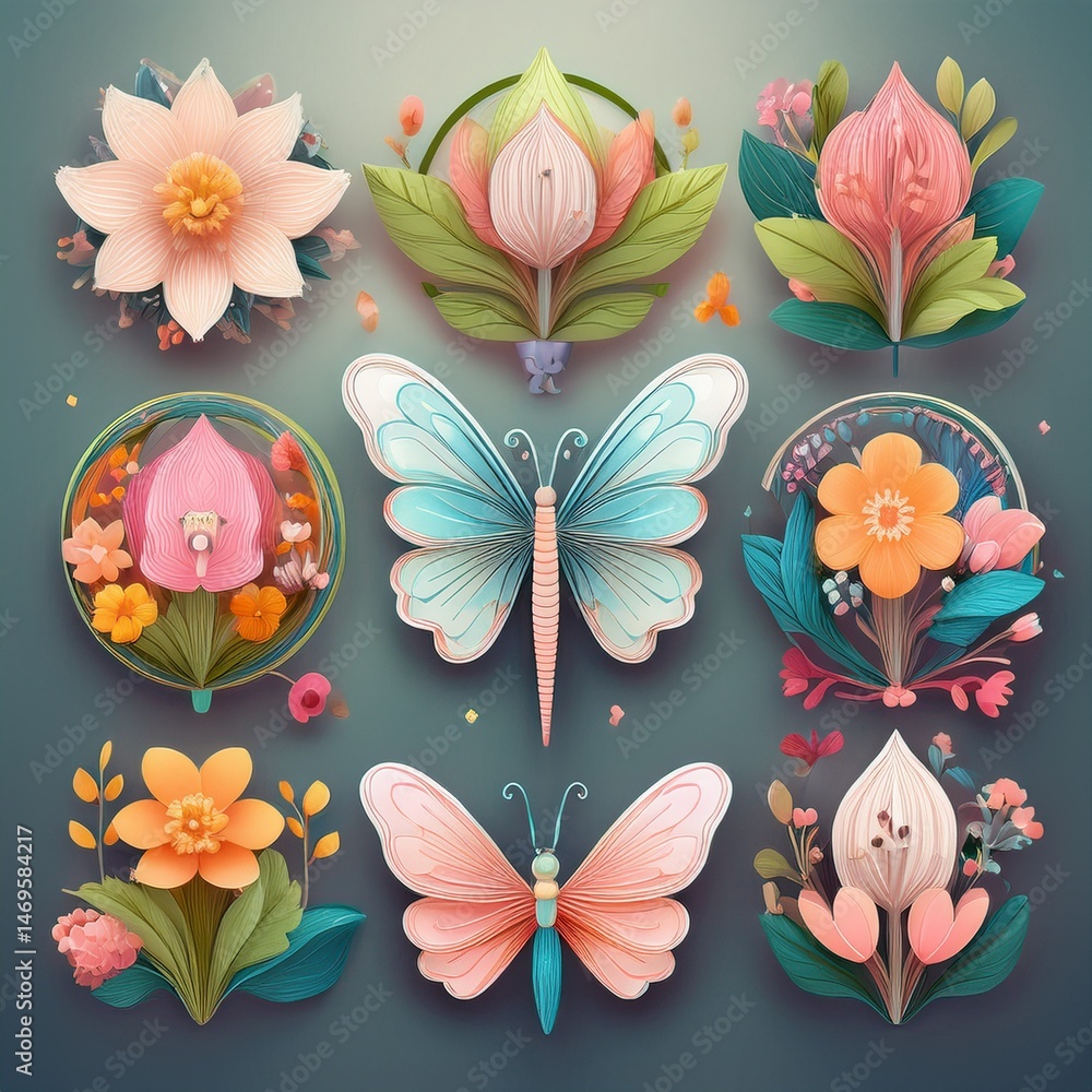 collection of flowers