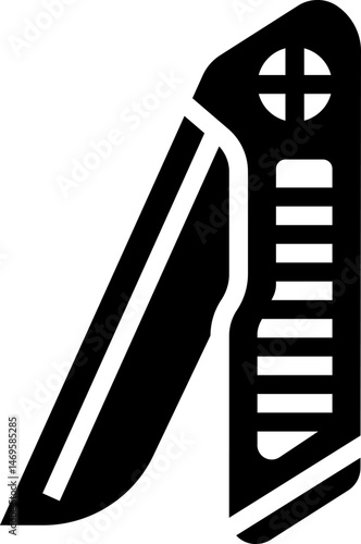 pocket knife illustration on a white background     