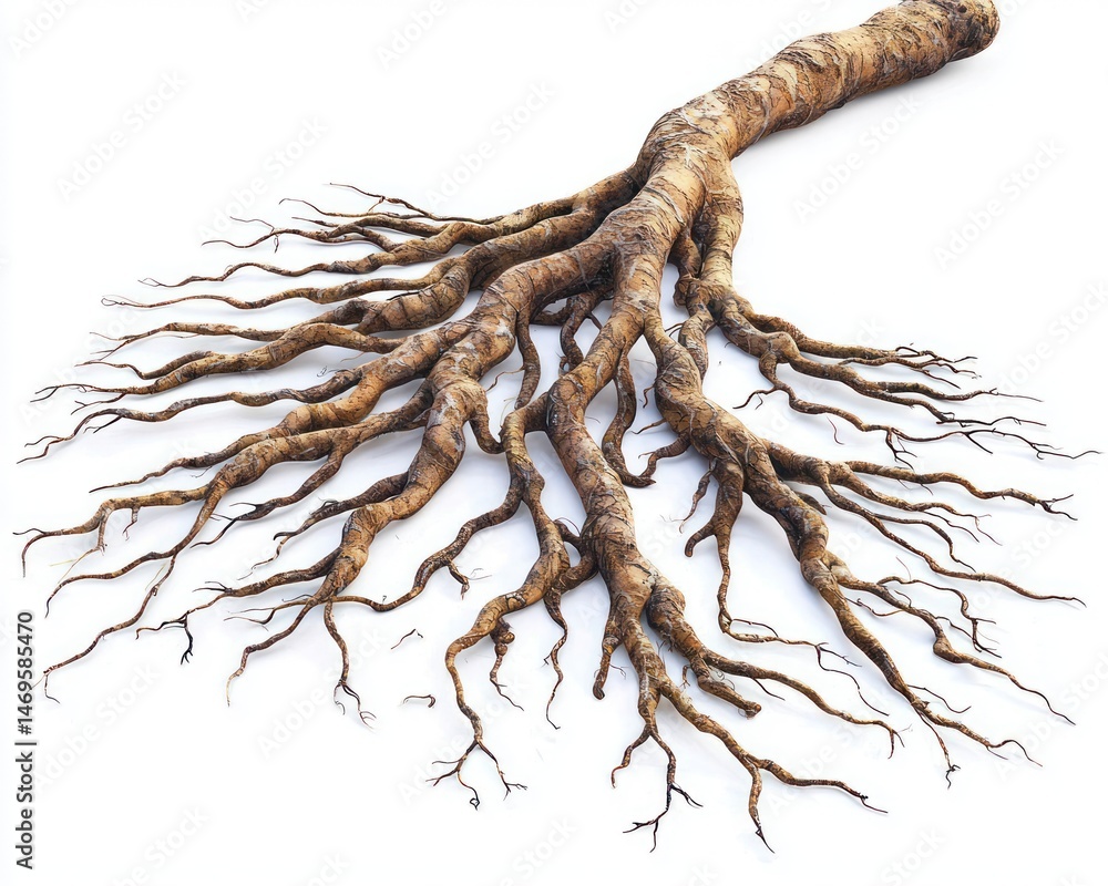 Obraz premium Extensive root system