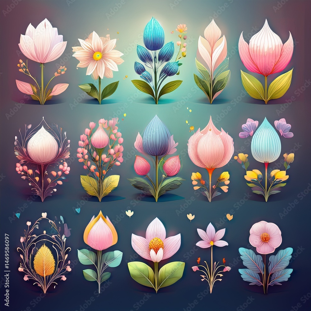 collection of flowers