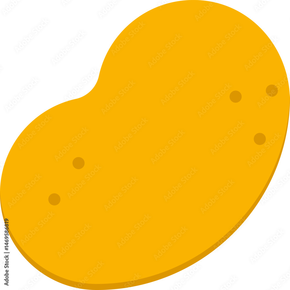 Obraz premium potato illustration on a white background 