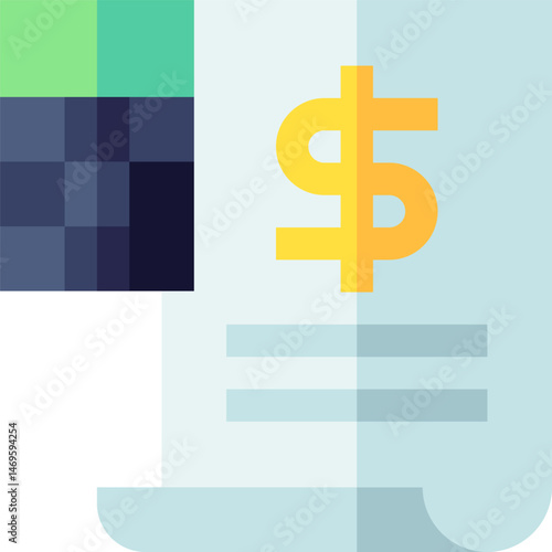 purchasing illustration on a white background     