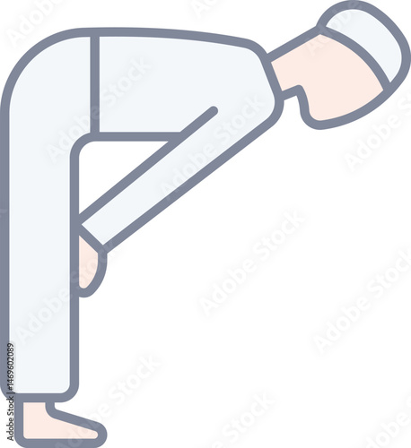 ruku illustration on a white background     