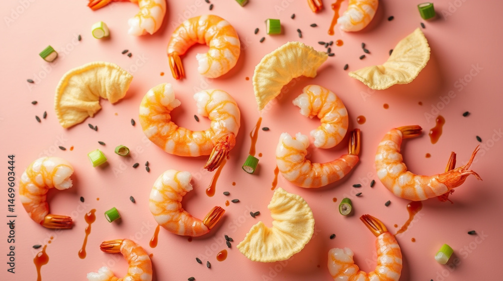 Shrimp Symphony A Crisp Toss of Flavor and Color Shrimp Symphony A Crisp Toss of Flavor and Color