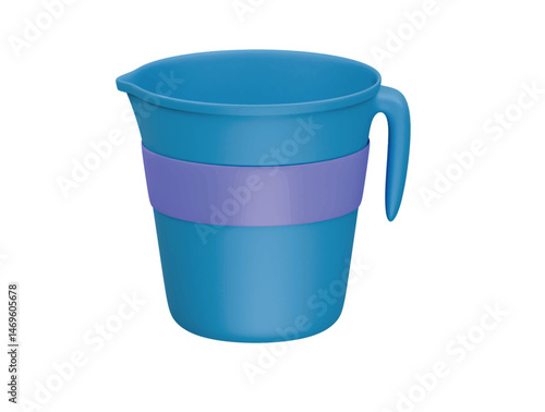 bathroom mug icon 3d illustration render