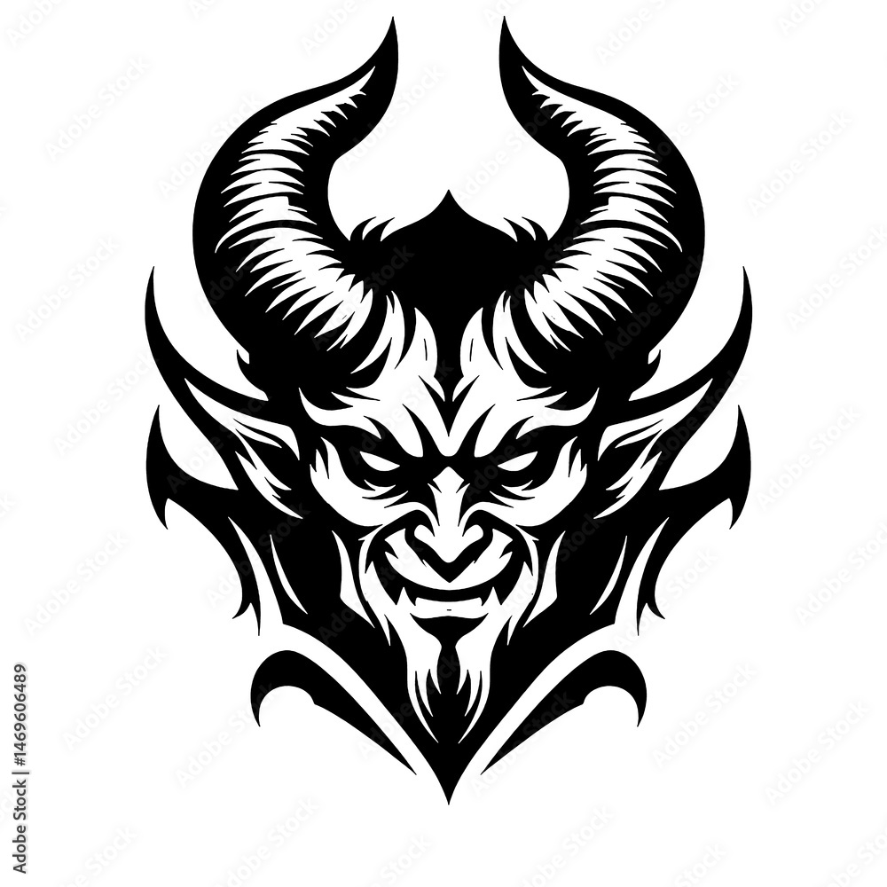 Fototapeta premium devil vector image