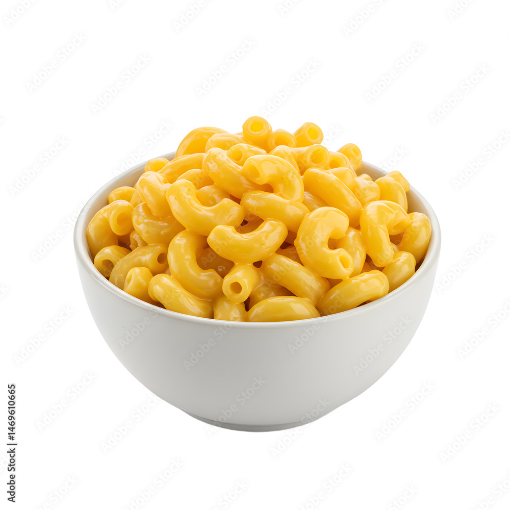 Macaroni and cheese in a bowl is ready to eat Macaroni and cheese in a bowl is ready to eat