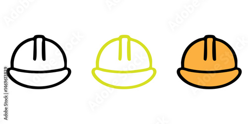 Industrial Safety Helmet Vector