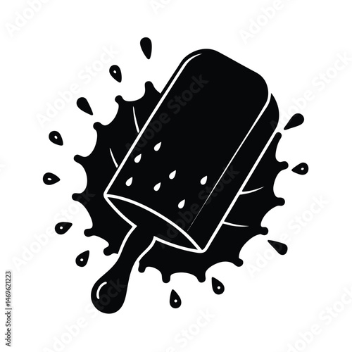 kulfi splash in slow motion
