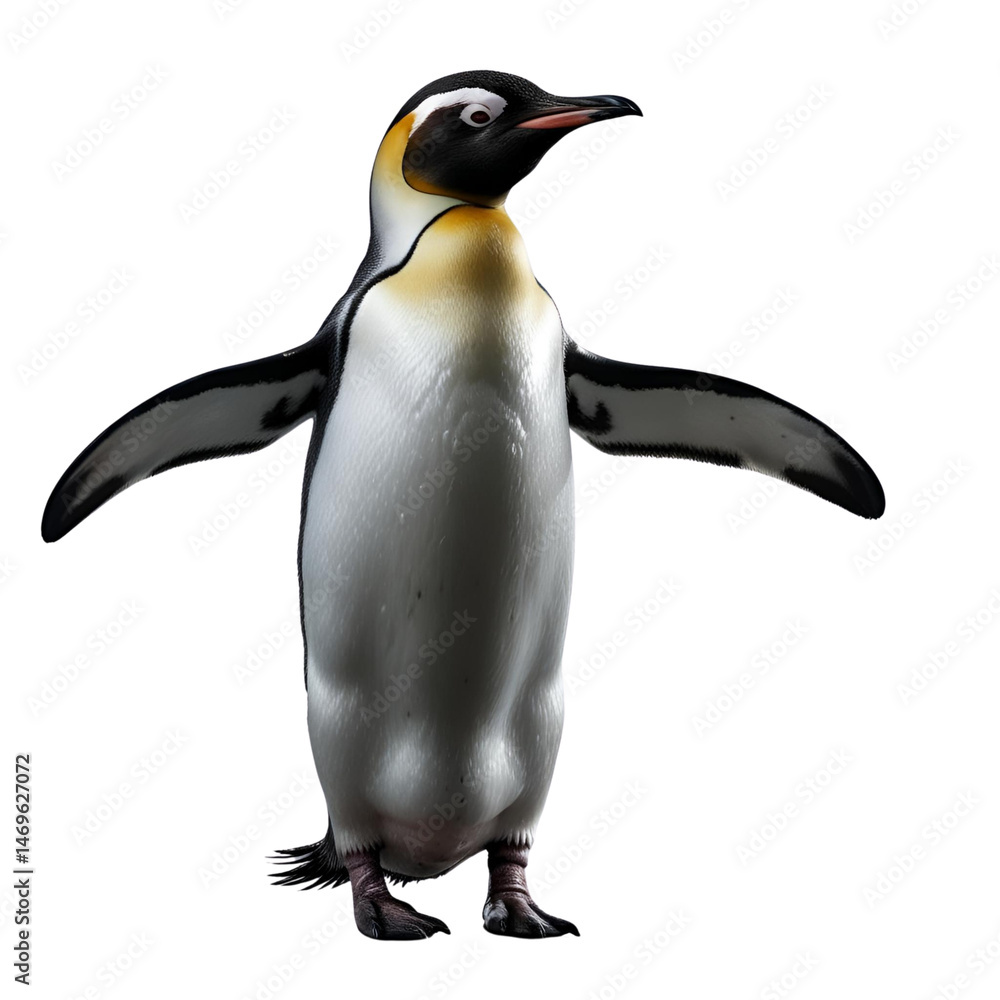 Naklejka premium penguin isolated on white