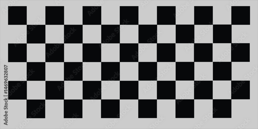 Fototapeta premium Retro black and white geometric pattern background