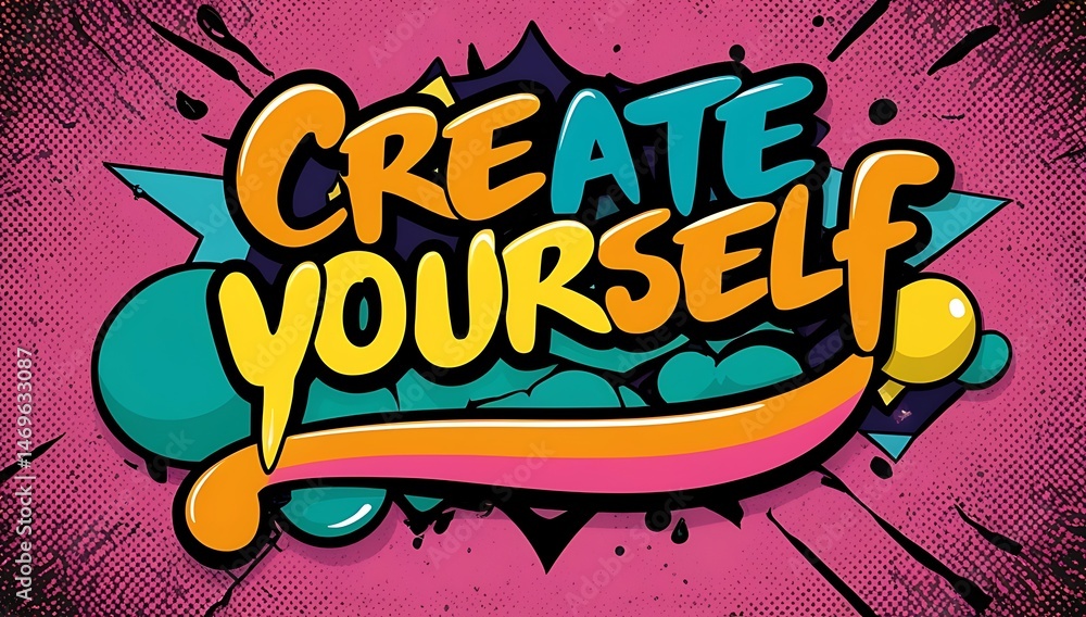 Fototapeta premium Motivational graphic design (1)
