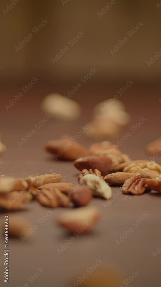 almonds in a glass bowl