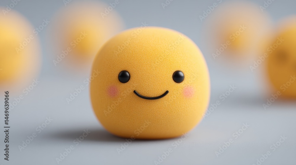 close-up of diverse emojis arranged neatly on bright surface close-up of diverse emojis arranged neatly on bright surface