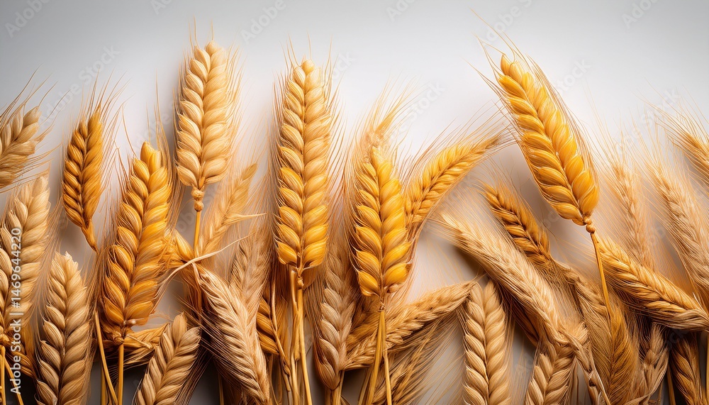 illustration of yellowed ears of wheat illustration of yellowed ears of wheat