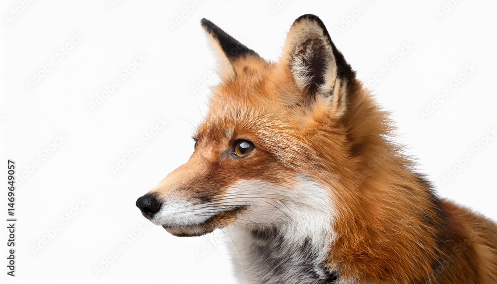 Naklejka premium fox on transparent background