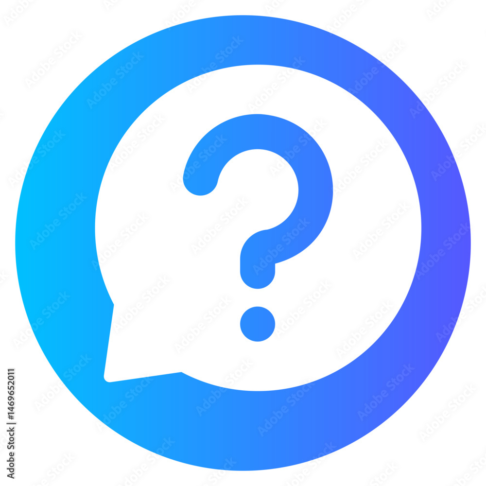 question gradient icon question gradient icon