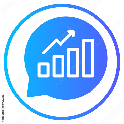 graph gradient icon