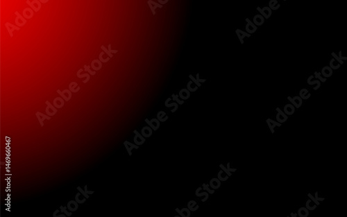 A bright red abstract design with flashes of light creates a fiery,