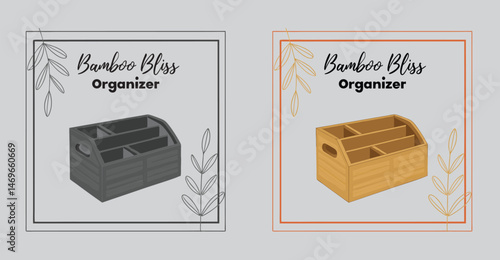 Bamboo Bliss Organizer – Eco-Friendly Storage Solution for Minimalist & Natural Homes, bamboo bliss organizer, eco friendly bamboo organizer, bamboo desk organizer, bamboo kitchen storage. 