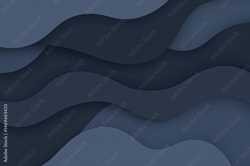 Abstract wavy layered background