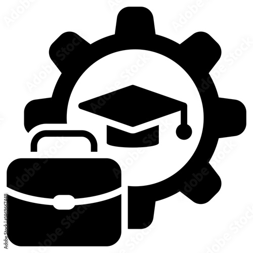 Apprenticeship Glyph Icon