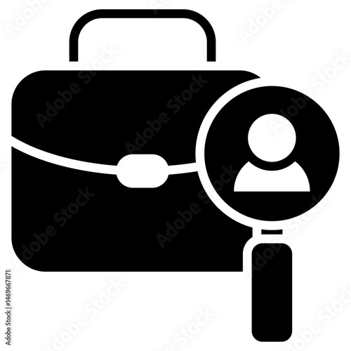 Recruitment Glyph Icon