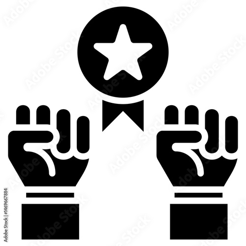 Competitiveness Glyph Icon