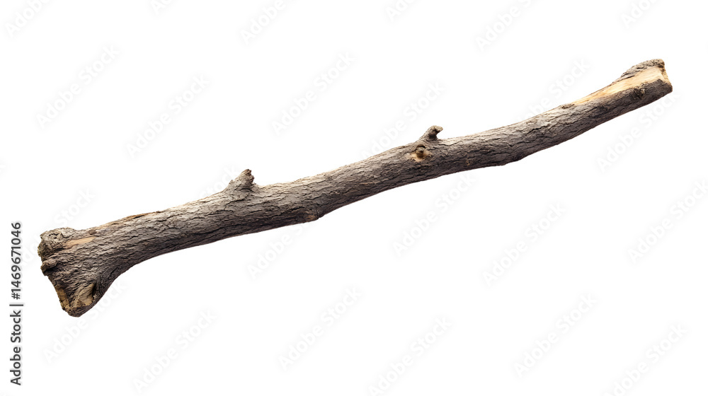 Fototapeta premium Professional Wooden Stick Isolated on White Background for Projects and Designs