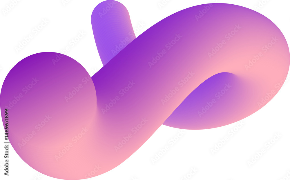Gradient abstract colored shape. 3d wavy fluid line and curved ribbon. Organic design element for dynamic modern poster. Trendy bright squiggles and stroke. Gradient abstract colored shape. 3d wavy fluid line and curved ribbon. Organic design element for dynamic modern poster. Trendy bright squiggles and stroke.