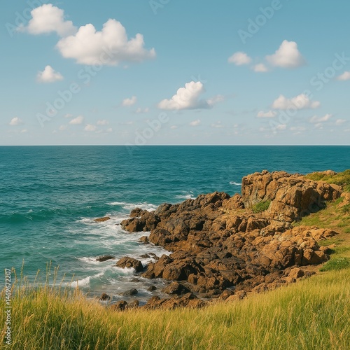 Vibrant Floral Frame: Colorful Bouquet on Pink Background