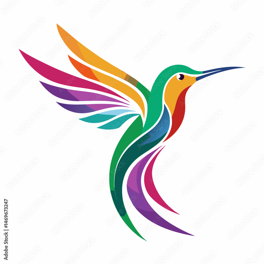 Obraz premium vector illustration of a bird