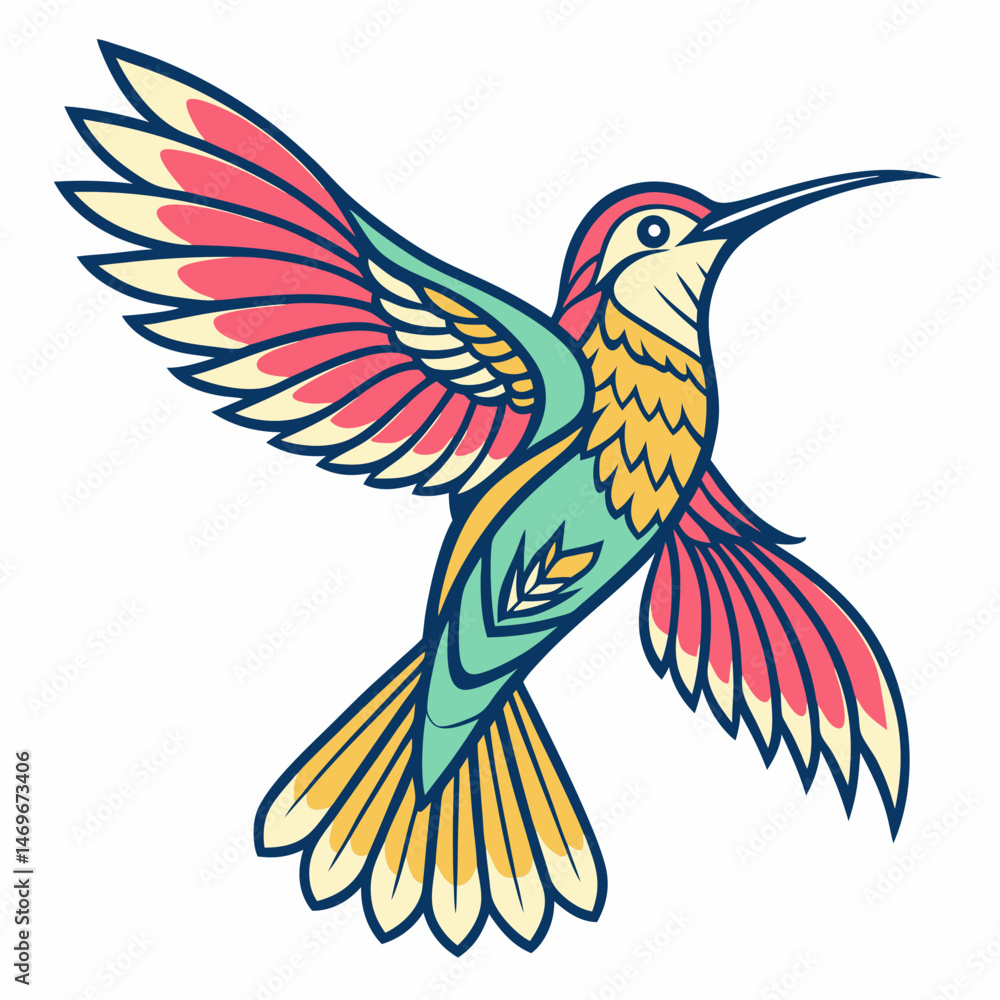 Obraz premium hummingbird in flight