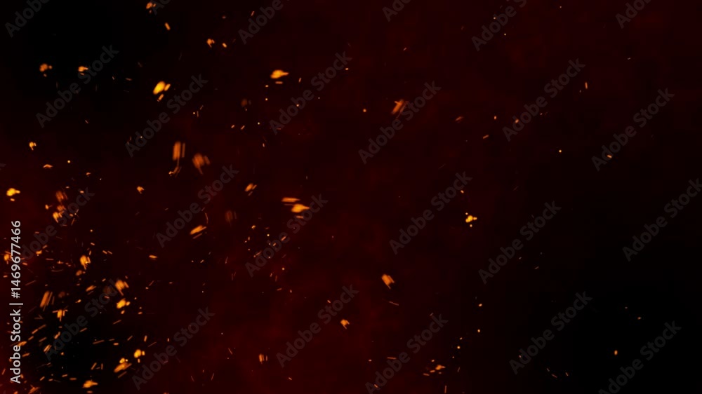 fire embers Particles 4k, Flying embers, bonfire sparkles overlay background and flames, Fiery Orange Bonfire Particles Over Black Background. bonfire flares, dusty glowing hot fire particle,