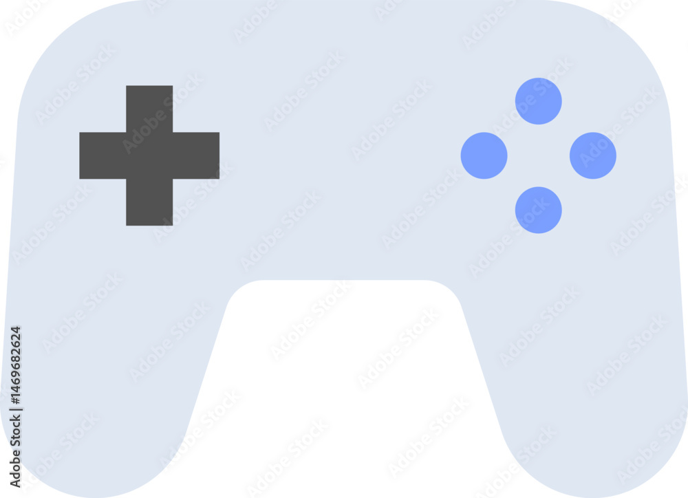 Obraz premium gamepad illustration on a white background 