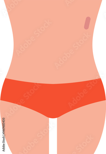 good shape illustration on a white background     