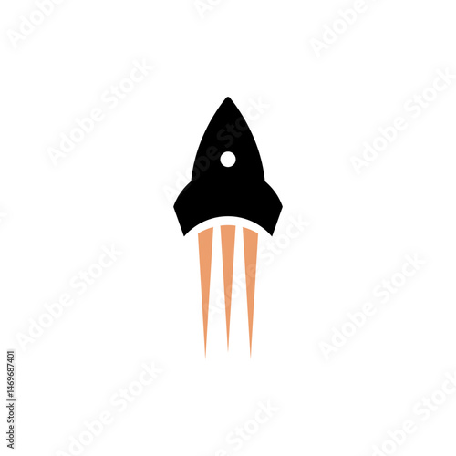 Rocket Launch technology logo design