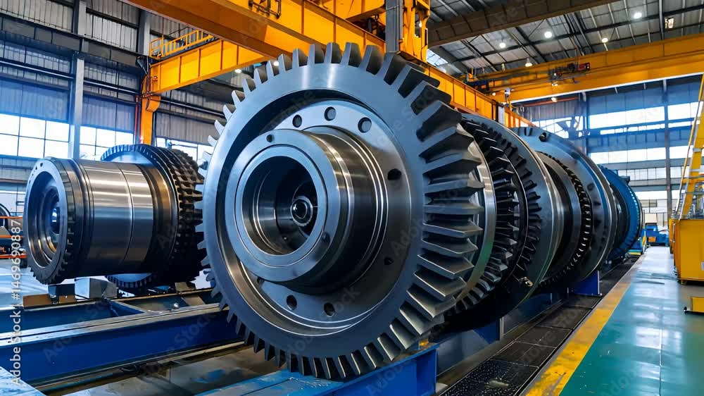 Gears Precision Manufacturing: Industrial Machinery in Action Gears Precision Manufacturing: Industrial Machinery in Action