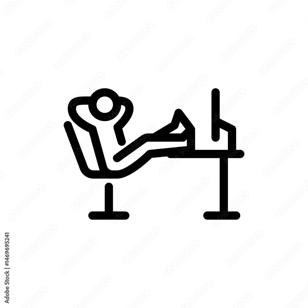 sleeping outline icon. figure sleeping on bed line art illustration. sleeping outline icon. figure sleeping on bed line art illustration.
