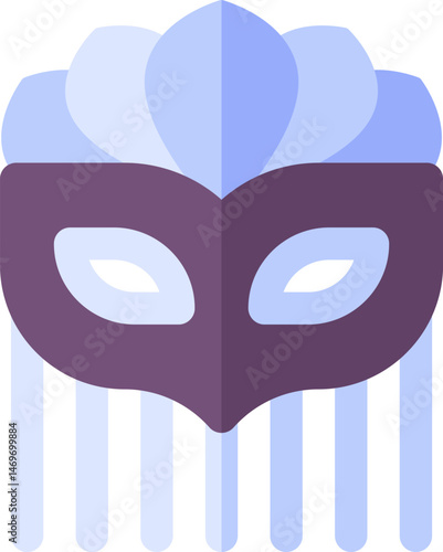 mask illustration on a white background     