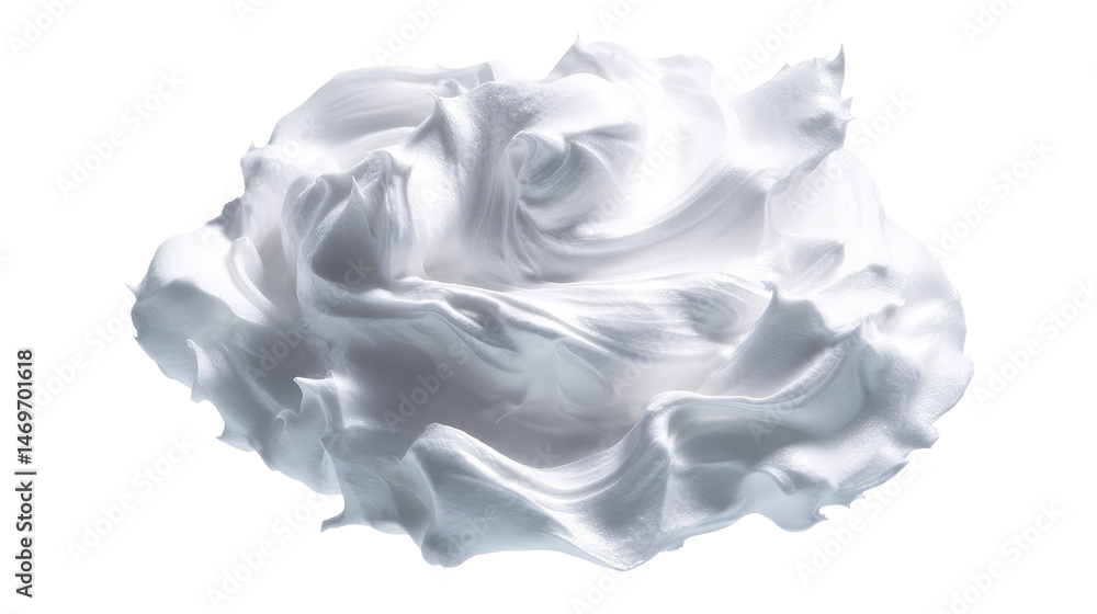 Fototapeta premium Shaving Foam Ar isolated on a transparent background