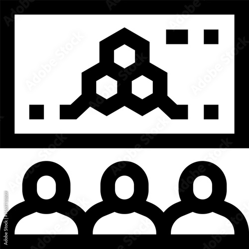 molecules illustration on a white background     