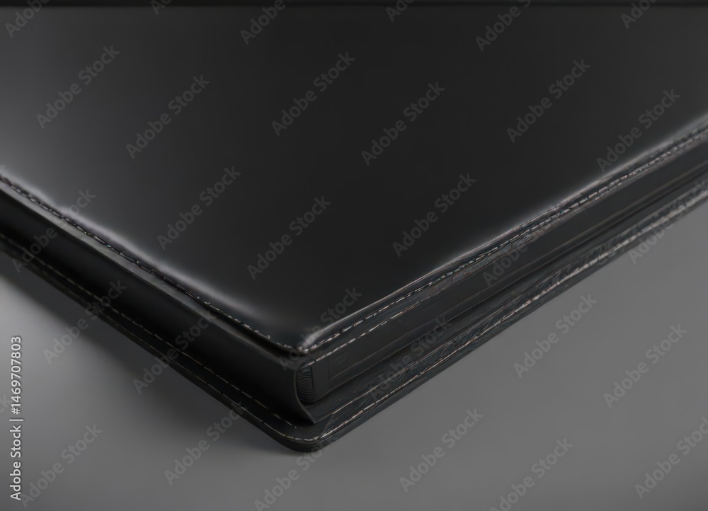 Sleek black leather, fine grain, reflective surface, surface, shine, photography Sleek black leather, fine grain, reflective surface, surface, shine, photography