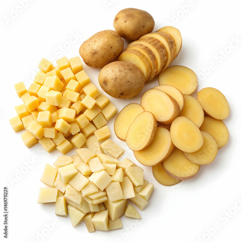 Delicious Ways to Prepare Potatoes: Cubes, Slices, and Whole