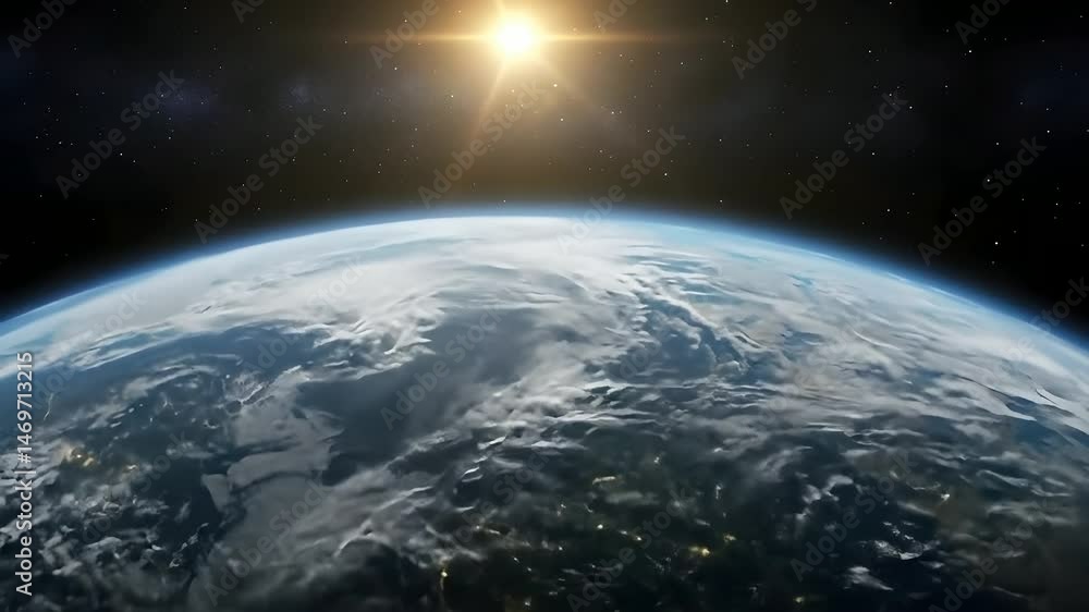 Sunrise Over Earth from Space Timelapse Sunrise Over Earth from Space Timelapse