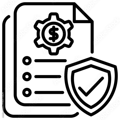 Monetary Policy Outline Icon
