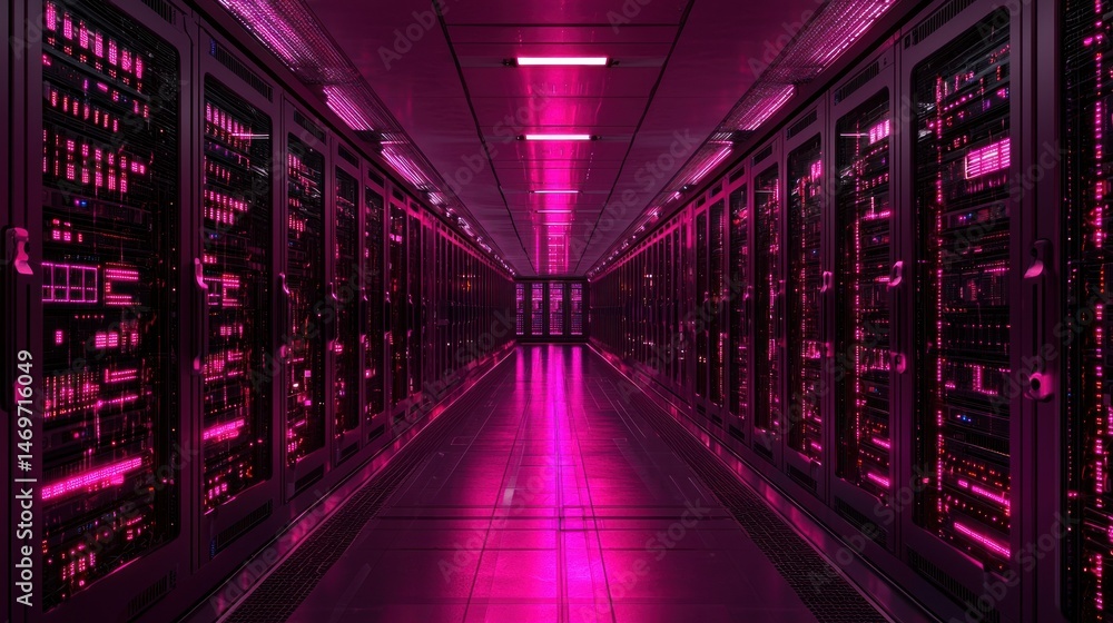 Fototapeta premium Cybernetic server core